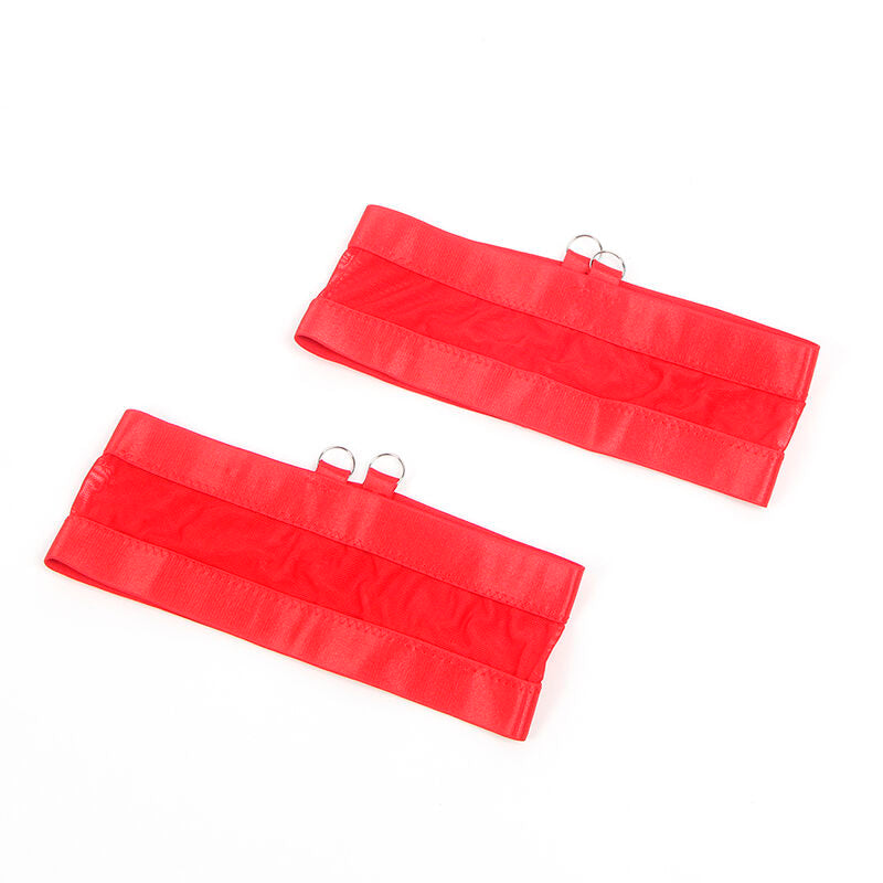 SUBBLIME - 955267 CONJUNTO DE SUJETADOR DE ENCAJE ROJO CON LIGUERO L/XL