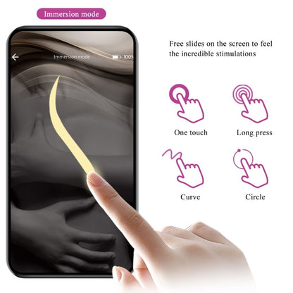 PRETTY LOVE - LEVIATHAN APP CONTROLLED VIBRATOR PURPLE