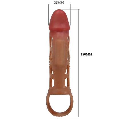 PRETTY LOVE - PRESTON VIBRATING PENIS SLEEVE 18 CM