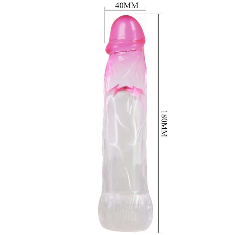 PRETTY LOVE - NERON GAINE D'AGRANDISSEMENT RÉALISTE 6 CM POUR PÉNIS ROSE