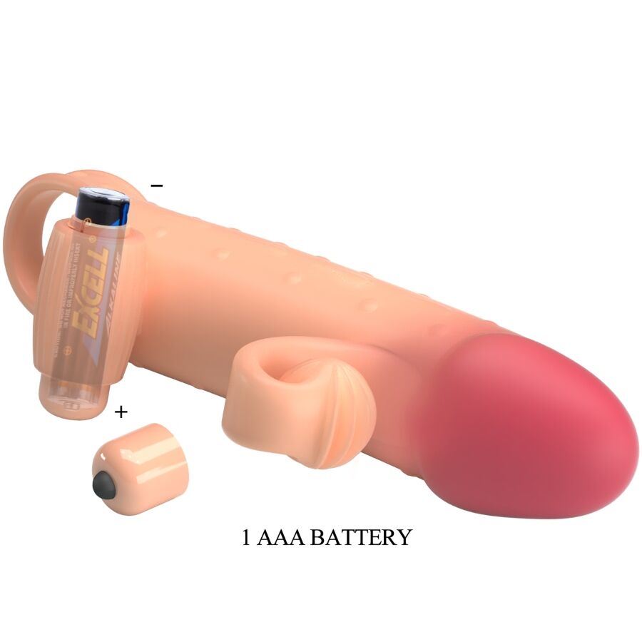 ROMANCE - VIBRATING PENIS SLEEVE NATURAL