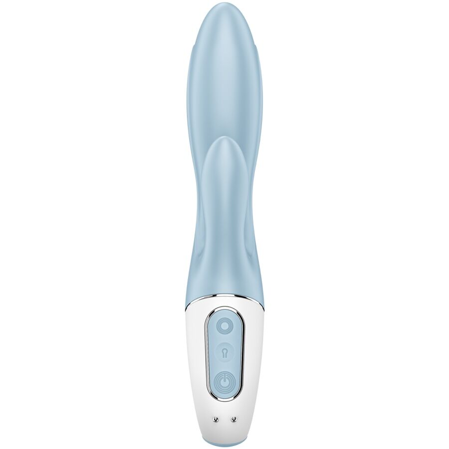SATISFYER - AIR PUMP BUNNY 1 INFLATABLE RABBIT VIBRATOR BLUE