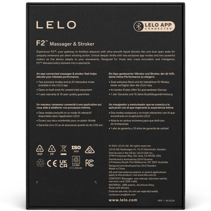 LELO - F2S™ TEAL  MALE MASTURBATOR RED