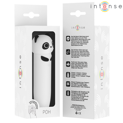 INTENSE - POH PANDA BALA VIBRADORA RECARGABLE POR USB 10 X 2,2 CM