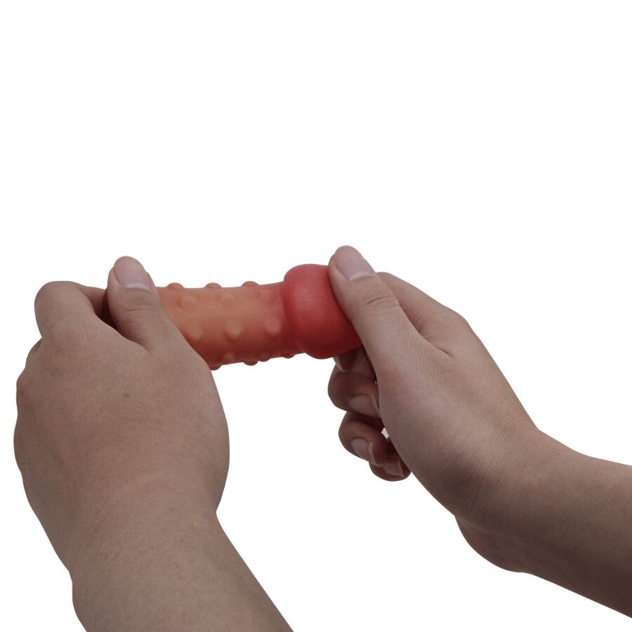 PRETTY LOVE - TIGHT AND VOLUMIZING PENIS SLEEVE NATURAL