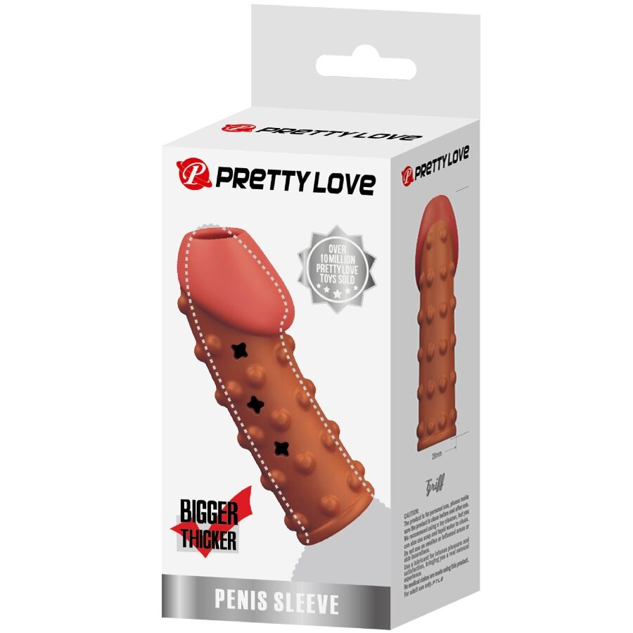 PRETTY LOVE - TIGHT AND VOLUMIZING PENIS SLEEVE NATURAL