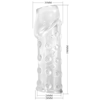 PRETTY LOVE - TIGHT AND VOLUMIZING PENIS SLEEVE TRANSPARENT