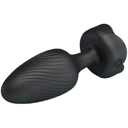 PRETTY LOVE - VARIAN ANAL PLUG WITH  LED LIGHT BLACK 10.8 CM
