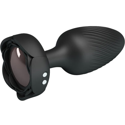 PRETTY LOVE - VARIAN ANAL PLUG WITH  LED LIGHT BLACK 10.8 CM