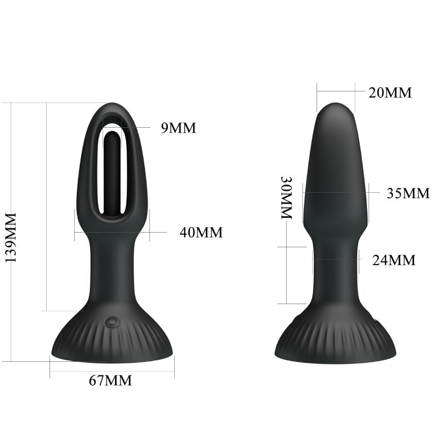 PRETTY LOVE - HUBERT ANAL PLUG WITH 7 VIBRATION MODES