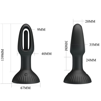 PRETTY LOVE - HUBERT ANAL PLUG WITH 7 VIBRATION MODES