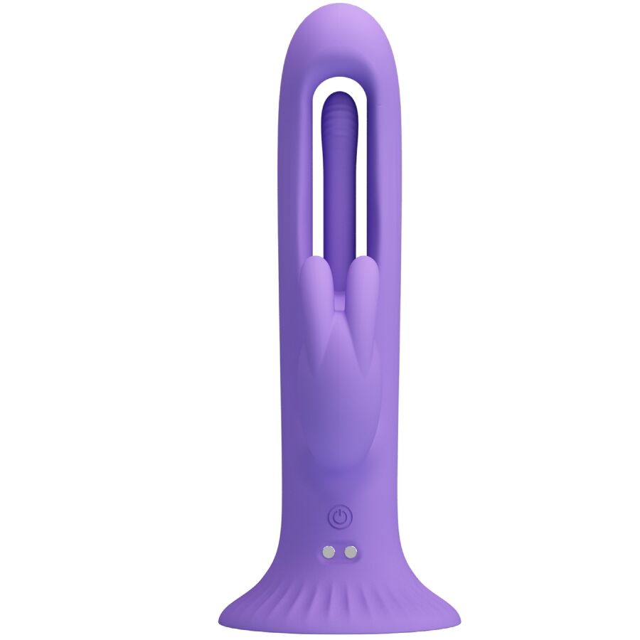 PRETTY LOVE - KILLMOULIS RABBIT VIBRATOR 12 VIBRATION MODES PURPLE