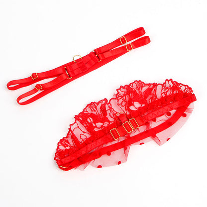 SUBBLIME - 957506 LACE BRA AND GARTER SET