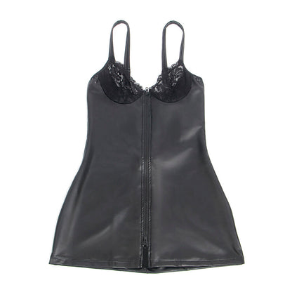 SUBBLIME - 957568 LEATHER ZIP DRESS