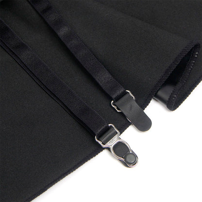 SUBBLIME - 957704 LACE ZIPPER LEATHER DRESS BLACK S/M