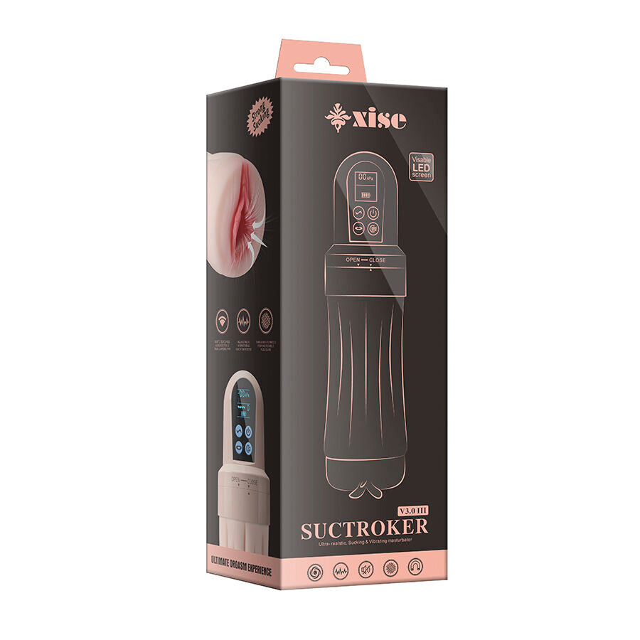 XISE - SUCTROKER V3.0 III VAGINA MASTURBATOR WITH VIBRATION