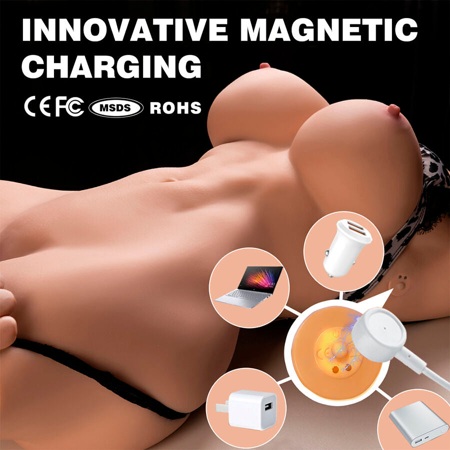 XISE - MURIEL FEMALE REALISTIC TORSO WITH THRUSTING 55 CM