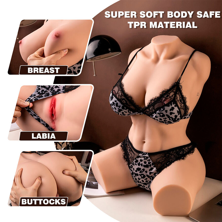 XISE - MURIEL FEMALE REALISTIC TORSO WITH THRUSTING 55 CM