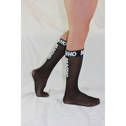 MACHO - THIN SOCKS ONE SIZE BLACK