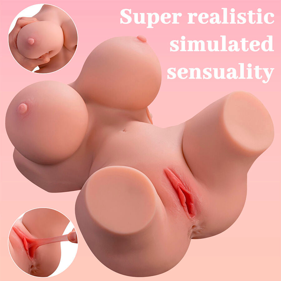 XISE - FRIEDA REALISTIC FEMALE TORSO WITH VIBRATION 36 CM