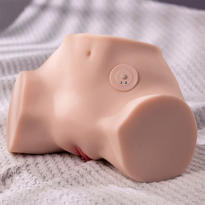 XISE - FENNIE SHAKING REALISTIC MULTIPOSITION VAGINA AND ANUS MASTURBATOR WITH VIBRATION