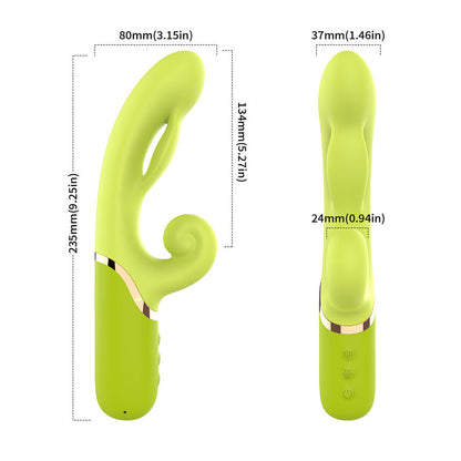 ARMONY - POINT GONFLABLE A STIMULATEUR VIBRANT VERT
