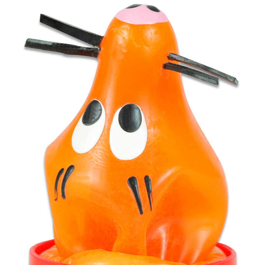 CONDOMERIE - HANDPAINTED NOVELTY CONDOMS FOX GLUED