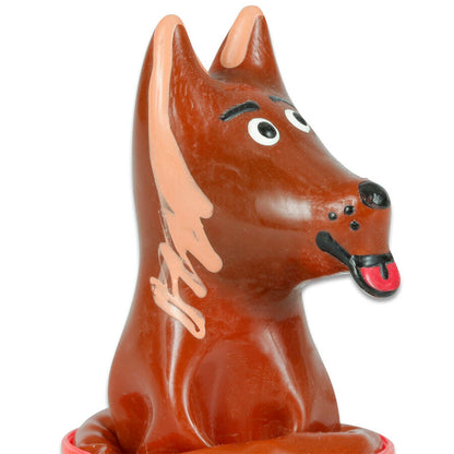 CONDOMERIE - HANDPAINTED NOVELTY CONDOMS DOG