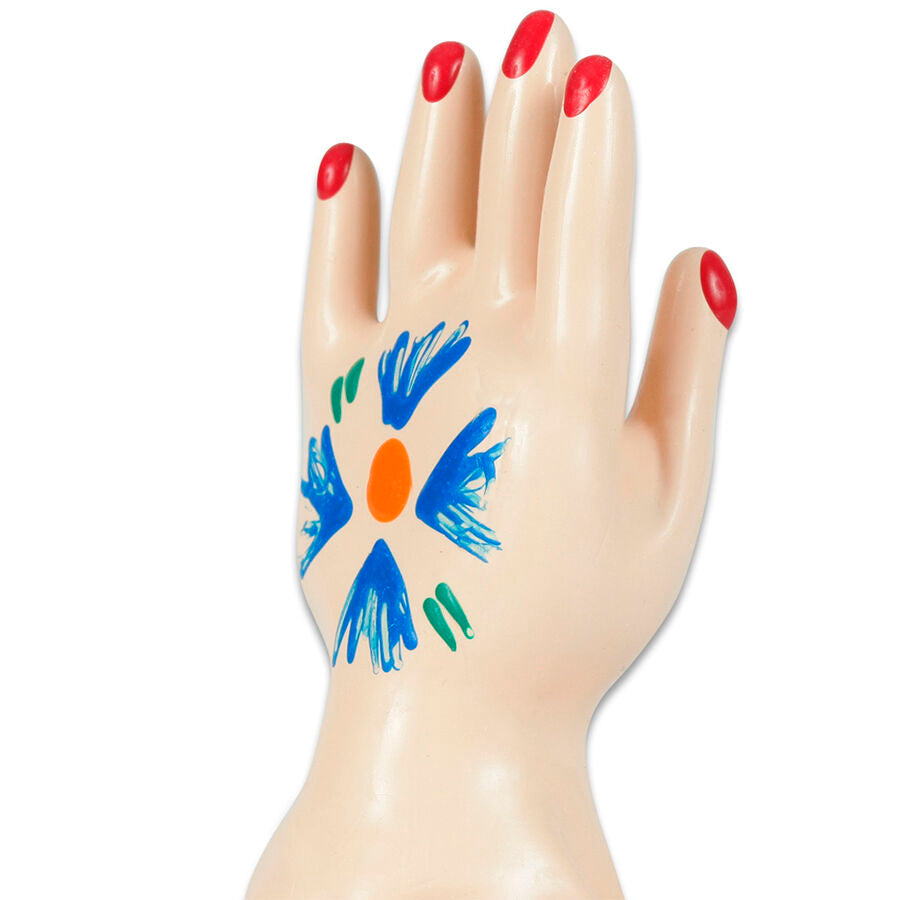 CONDOMERIE - HANDPAINTED NOVELTY CONDOMS HAND MODEL 1