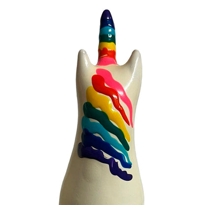 CONDOMERIE - HANDPAINTED NOVELTY CONDOMS UNICORN RAINBOW