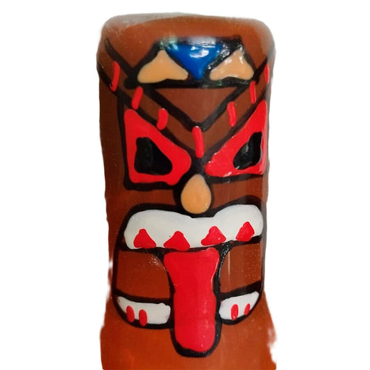 CONDOMERIE - HANDPAINTED NOVELTY CONDOMS TIKI TOTEM-01