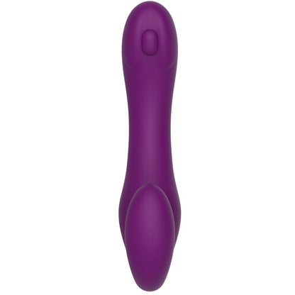 XOCOON - 2 IN 1 STRAPLESS STRAP-ON VIBRATOR WITH REMOTE CONTROL PURPLE