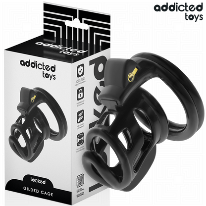 ADDICTED TOYS LOCKED - JAULA DE SILICONA PARA PENE GILDEN CAGE 8.5 CM