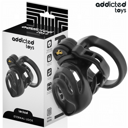 ADDICTED TOYS LOCKED - JAULA DE PENE ETERNAL LOCK 9 CM