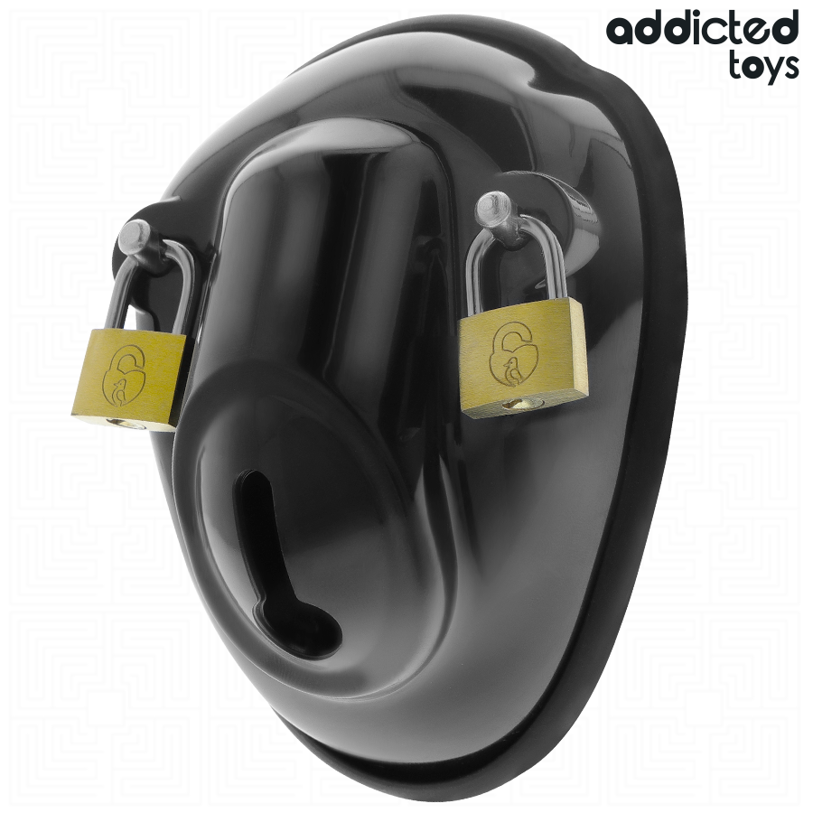 JUGUETE DE BLOQUEO ADDICTED TOYS - JAULA PENEANA CON RETENCIÓN SIN LLAVE 11.5 CM