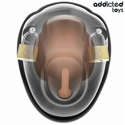 ADDICTED TOYS LOCKED - KEYLESS RESTRAINT PENIS CAGE 11.5 CM