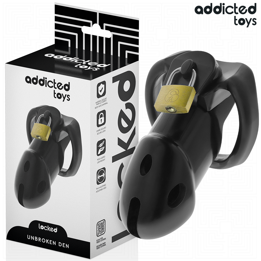 ADDICTED TOYS LOCKED - UNBROKEN DEN PENIS CAGE 9.8 CM