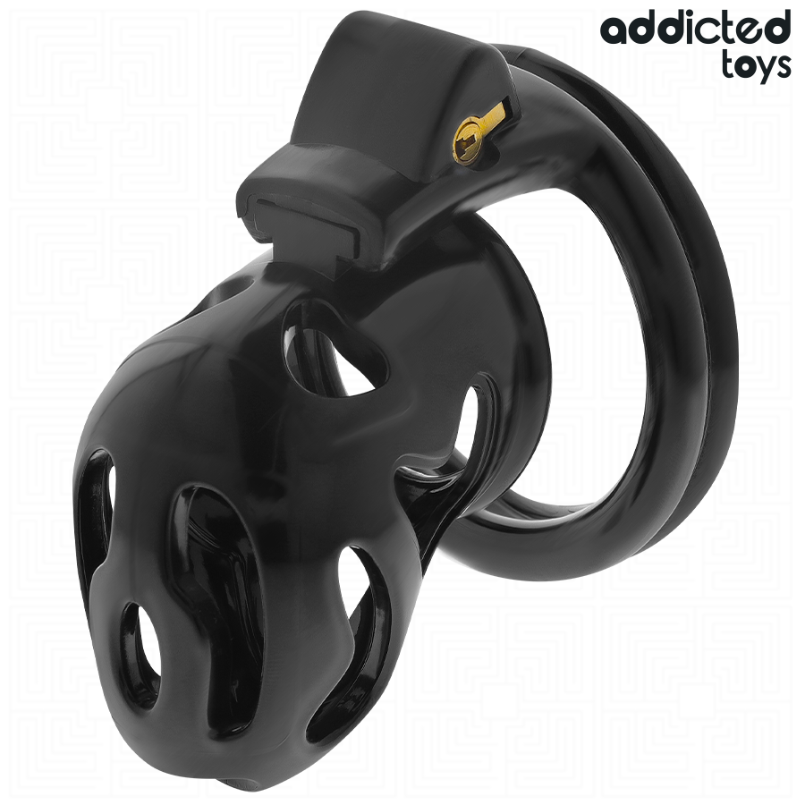 ADDICTED TOYS LOCKED - CAGE À PÉNIS SCÉLLÉE CRYPT 8 CM