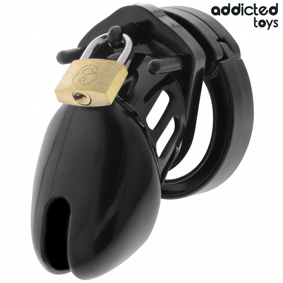 ADDICTED TOYS LOCKED - CAGE DE PÉNIS OBSIDIAN HOLD TAILLE S