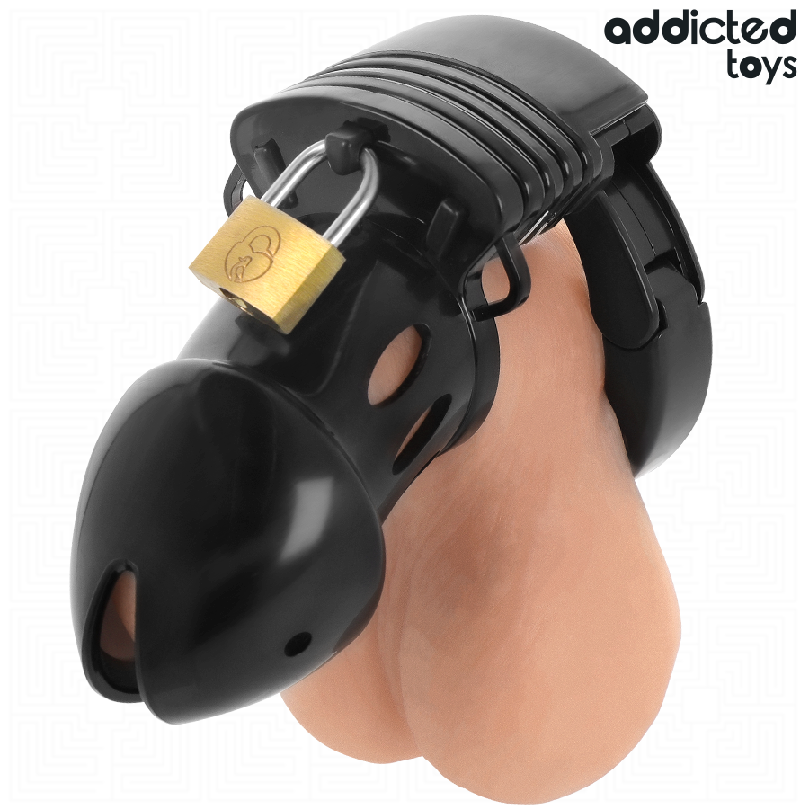 ADDICTED TOYS LOCKED - CAGE DE CHASTETÉ PROFONDEUR PÉNIS 7,5 CM