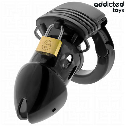 ADDICTED TOYS LOCKED - CAGE DE CHASTETÉ PROFONDEUR PÉNIS 7,5 CM