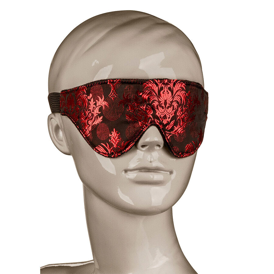 CALEXOTICS - MASQUE DE NUIT OPAQUE SCANDAL AVEC DÉTAILS ROUGES