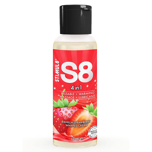 STIMUL8 - S8 4 IN 1 STRAWBERRY DESSERT LUBRICANT 125 ML