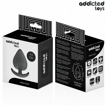 ADDICTED TOYS - ANAL PLUG SILICONE SIZE XL 9.5 CM