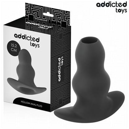 ADDICTED TOYS - BUTT PLUG ANAL CREUX EN SILICONE TAILLE XXL 15,2 CM