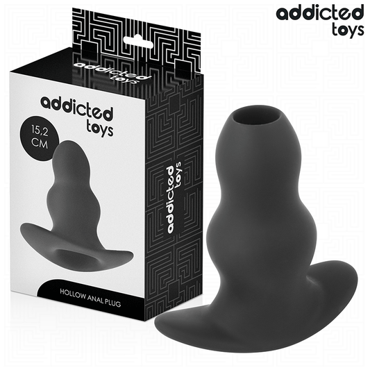 ADDICTED TOYS - BUTT PLUG ANAL CREUX EN SILICONE TAILLE XXL 15,2 CM