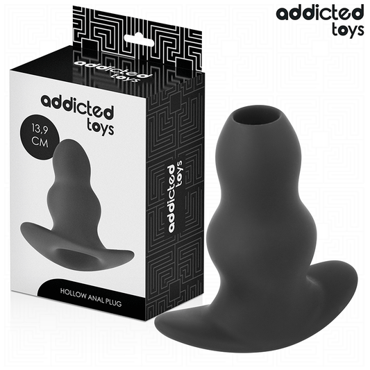 ADDICTED TOYS - HOLLOW ANAL PLUG SILICONE SIZE XL 13.9 CM