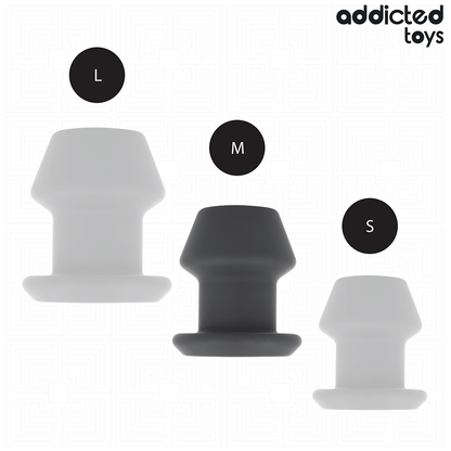 ADDICTED TOYS - PLUG ANAL CREUX EXTRÊME SILICONE TAILLE M 8,7 CM