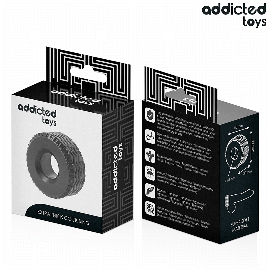 ADDICTED TOYS - EXTRA THICK COCK RING