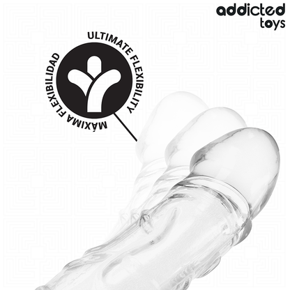 ADDICTED TOYS - EXTENSION PÉNIS TRANSPARENTE 27 CM